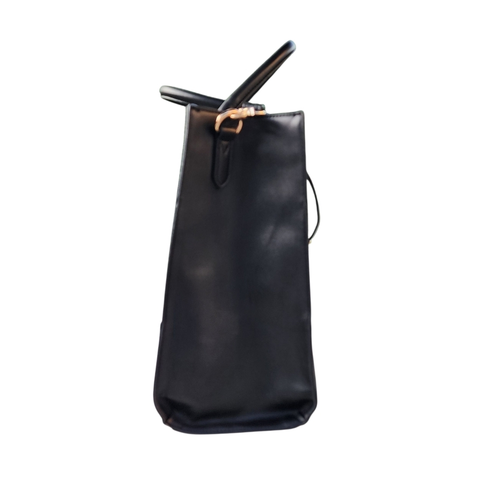 Lovevook Colorblock Vegan Leather Laptop Briefcase Tote Bag - Picture 6 of 15